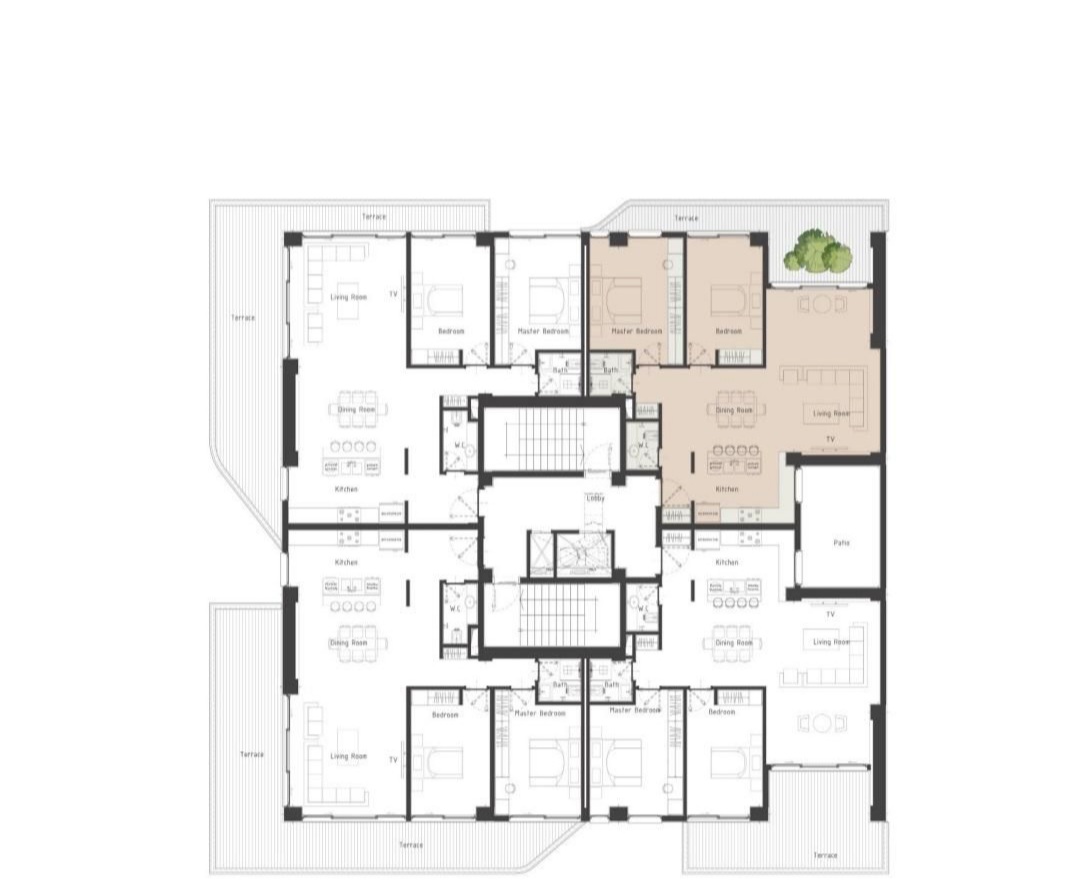 پیش فروش کامرانیه 130 متر 7متر تراس مجانی امکانات هتلینگ