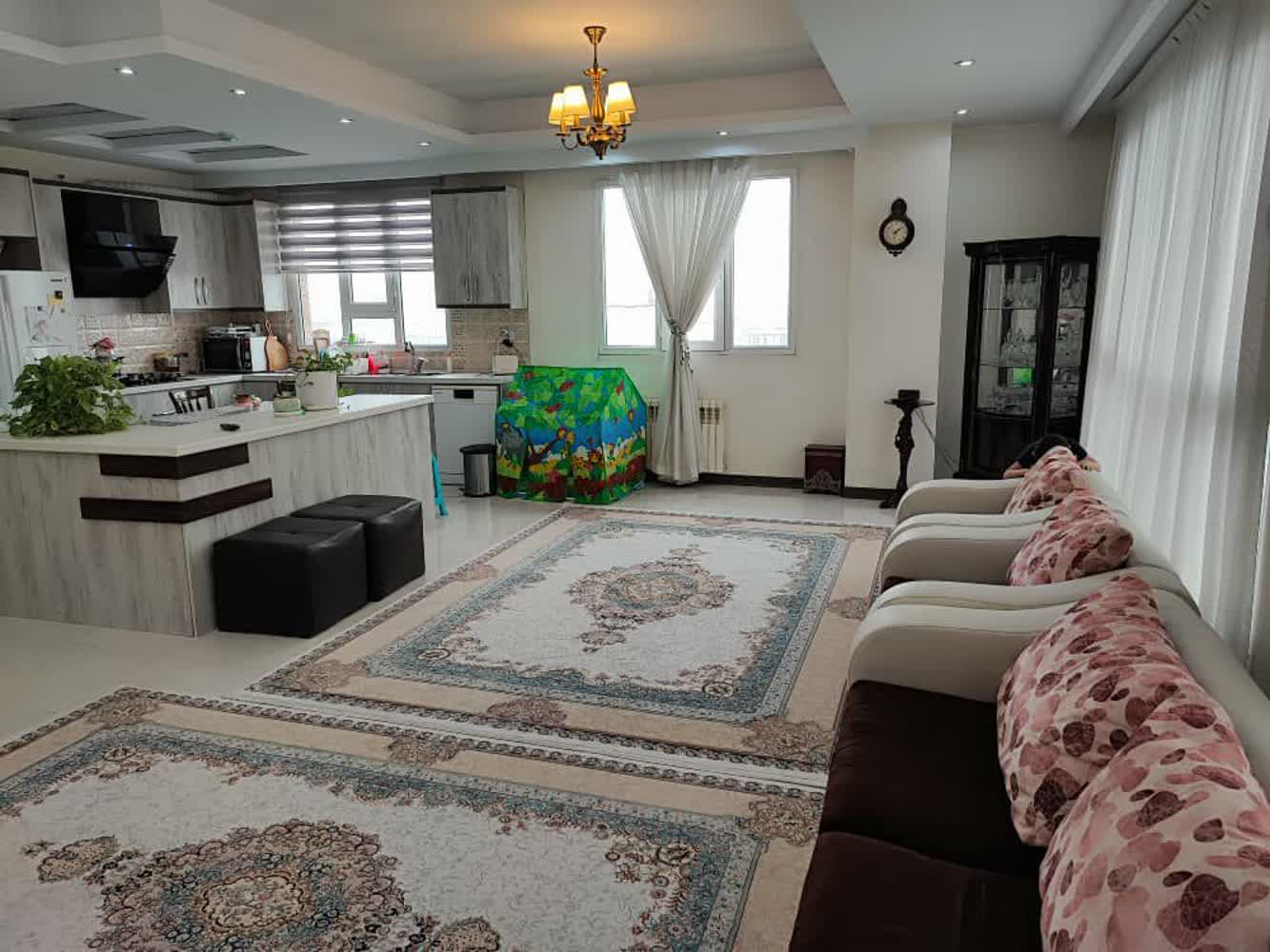 اجاره اپارتمان 103 متر فدک 2خوابه