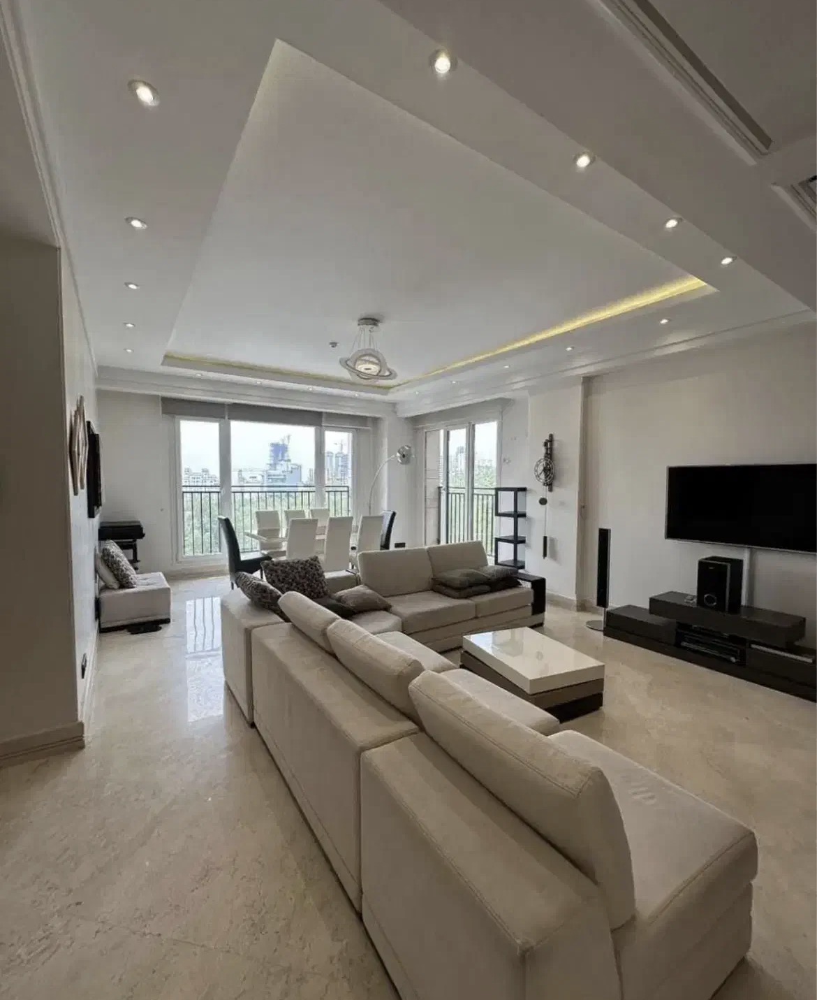 فروش آپارتمان 120متر فرمانیه  تراس چیدمان 2p