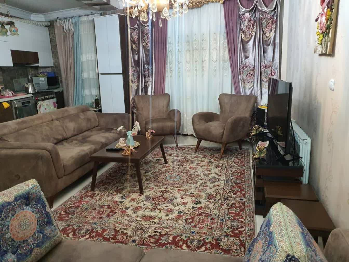 اجاره آپارتمان 110متر دولت اختیاریه مناسب زوج