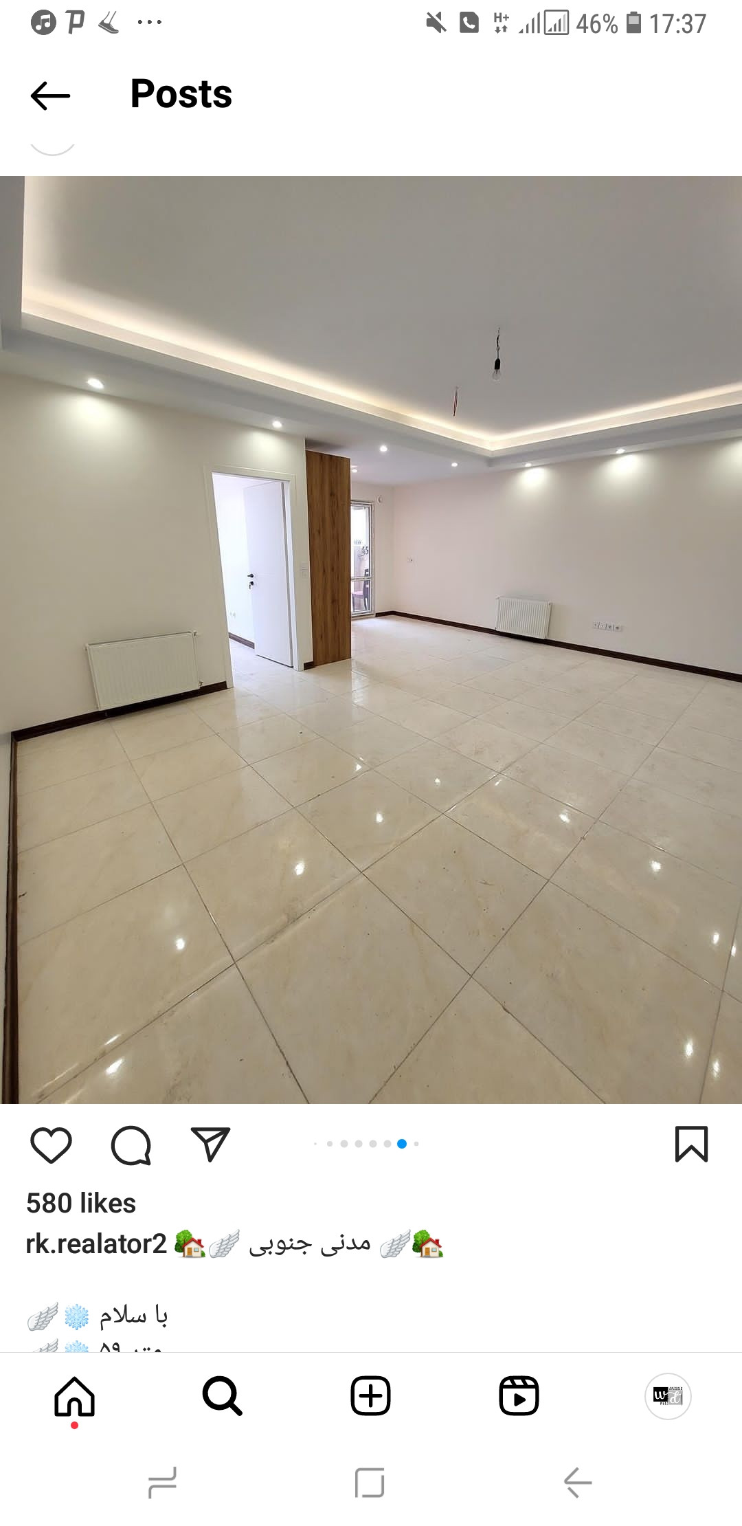 اجاره آپارتمان 65 متر دولت