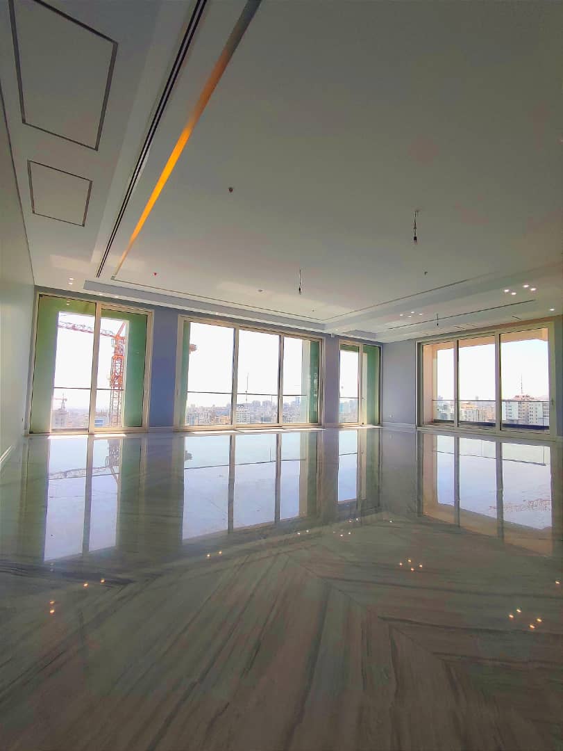 اجاره آپارتمان 280متر اقدسیه طراحی مدرن شاهکار معماری