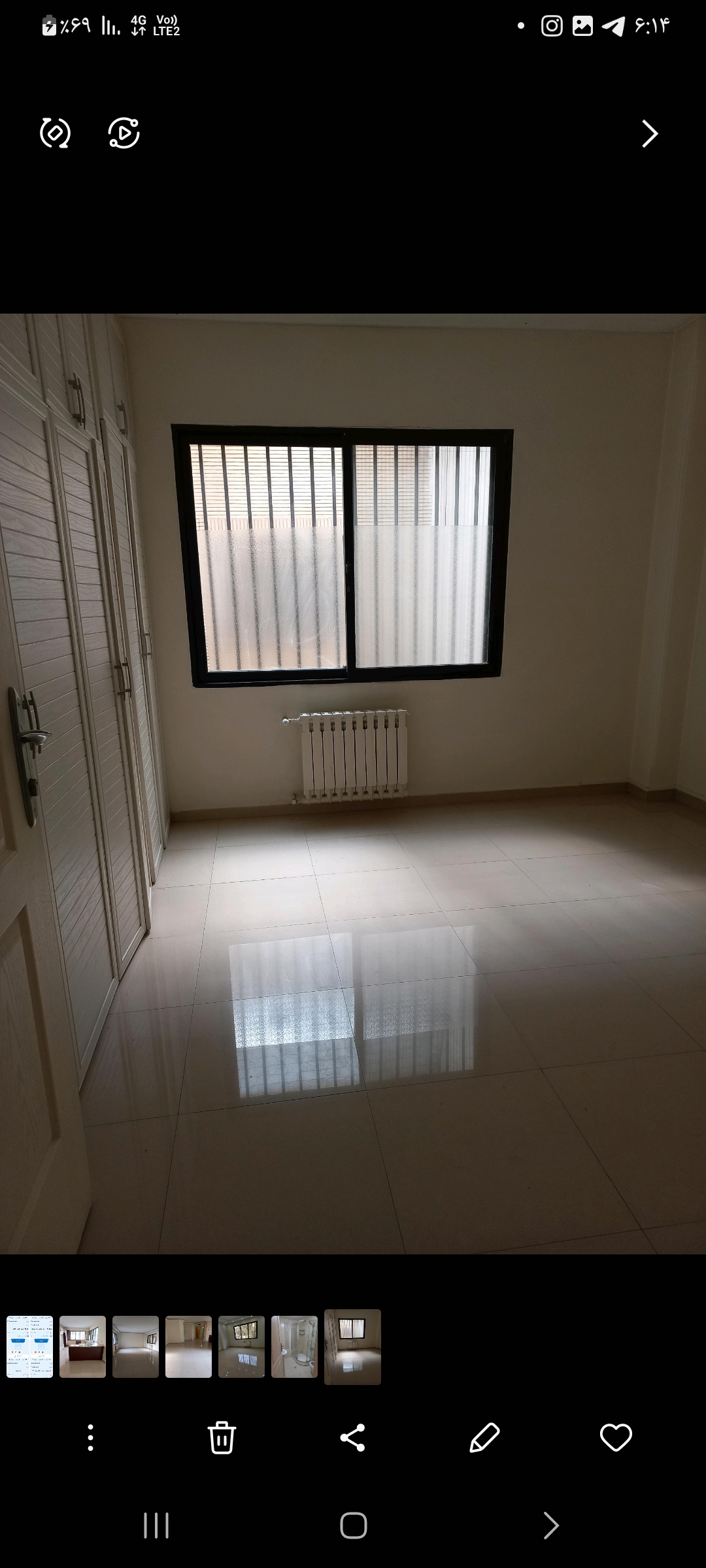 اجاره آپارتمان 120 متر دروس خوش نقشه