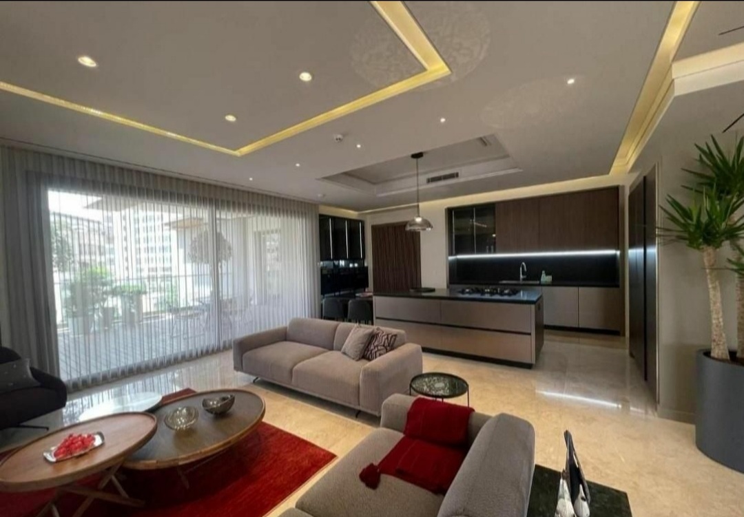 اجاره آپارتمان 280متر فرمانیه طراحی مدرن فول مشاعات