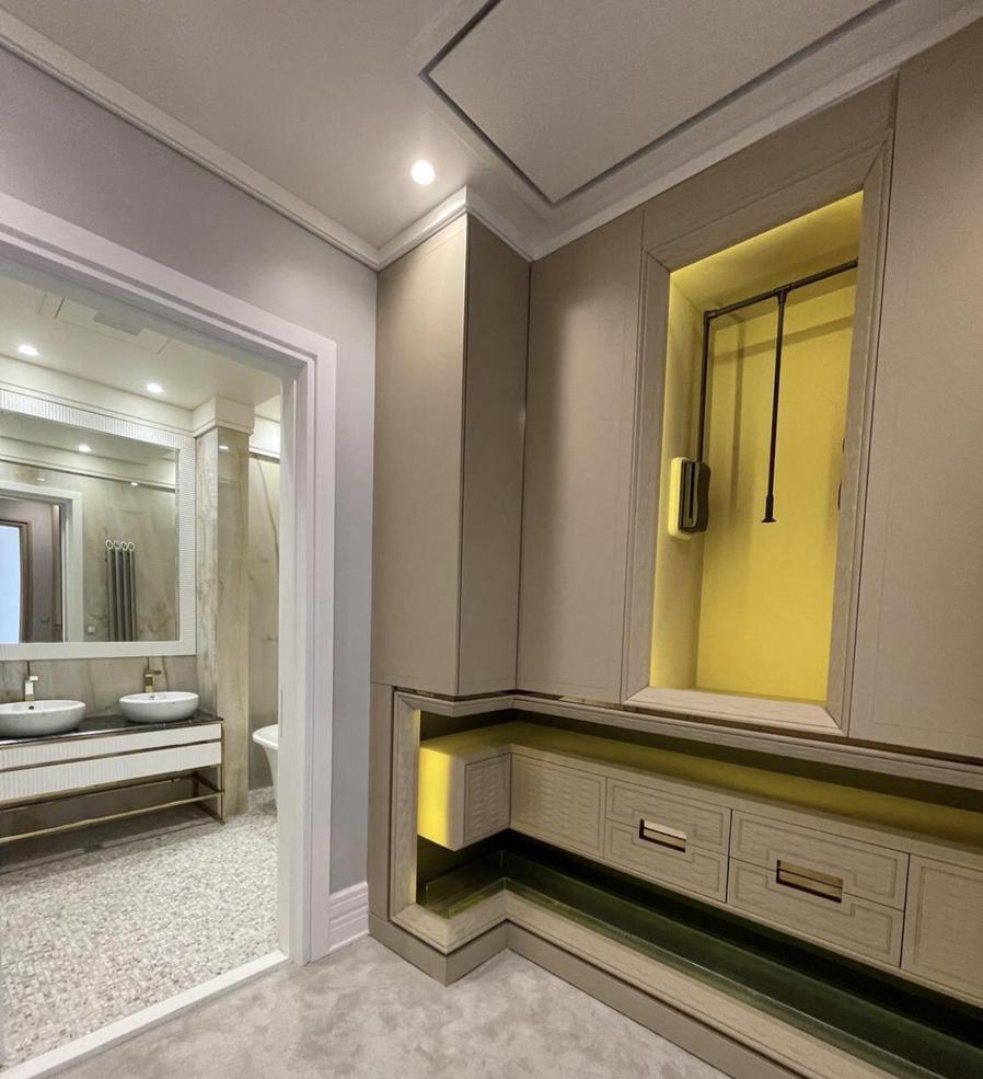 اجاره آپارتمان 210متر اقدسیه فول فرنیش  تراس قابل چیدمان