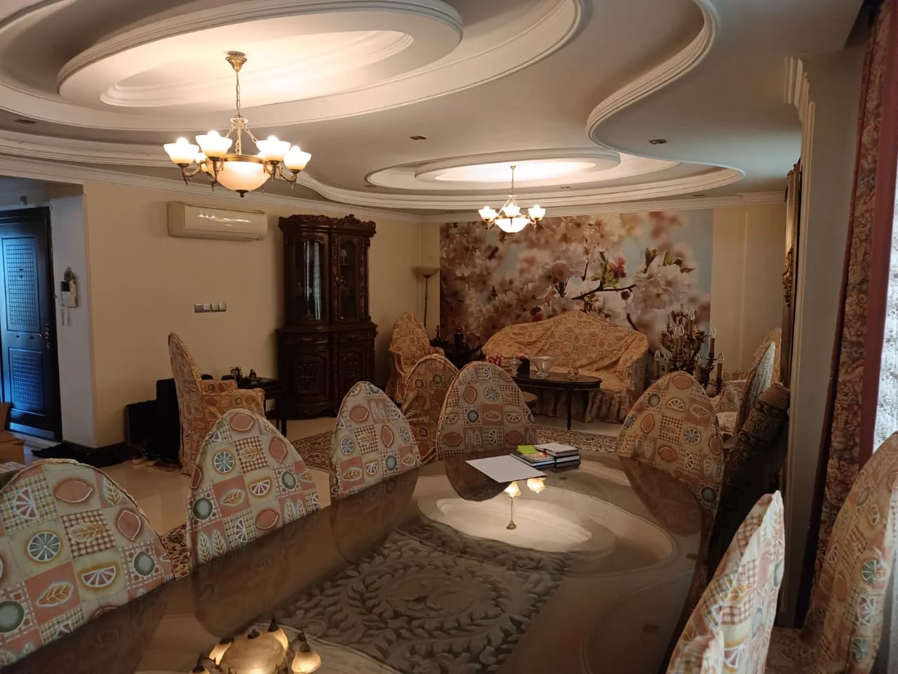 اجاره آپارتمان 200 متر نیاوران مشاعات آبی