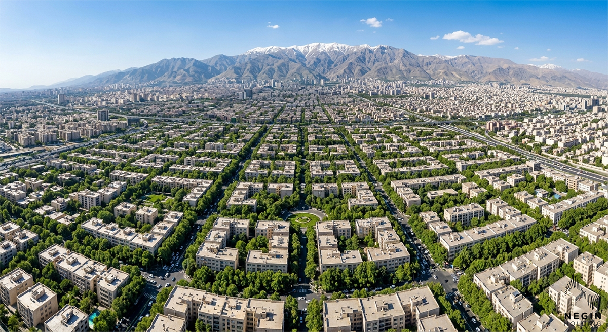 تراکم-ساختمانی-نارمک-شمالی